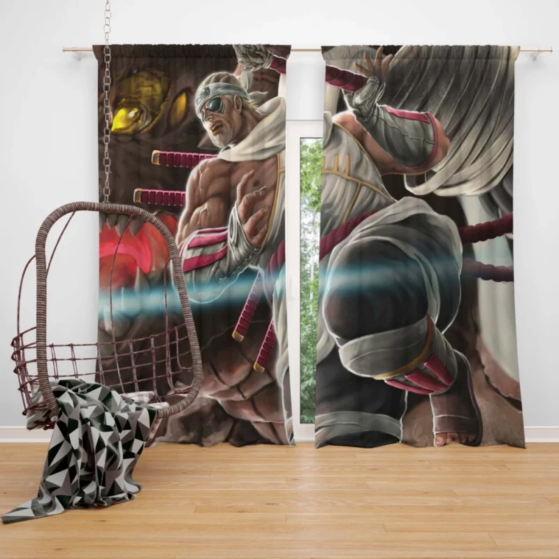 Killer Bee Versatile Shinobi Anime Curtain