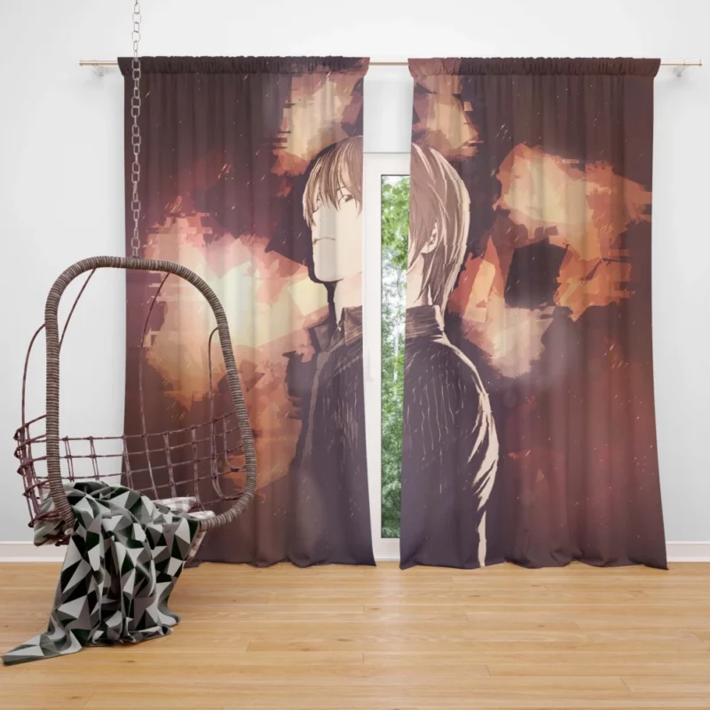 Kira Reign Light Yagami Path Anime Curtain