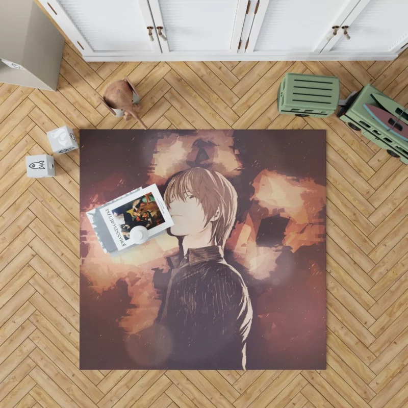 Kira Reign Light Yagami Path Anime Rug