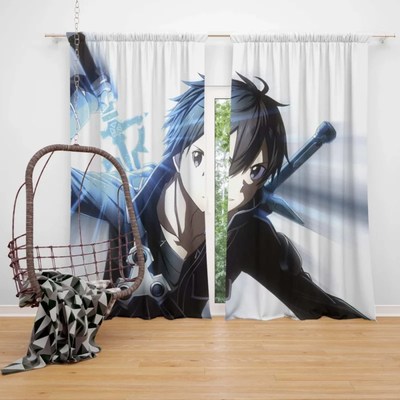 Kirigaya Influence in Sword Art Online Anime Curtain