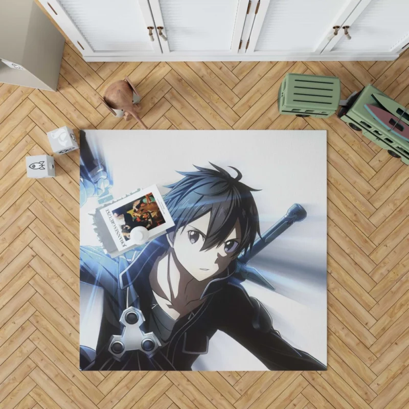 Kirigaya Influence in Sword Art Online Anime Rug