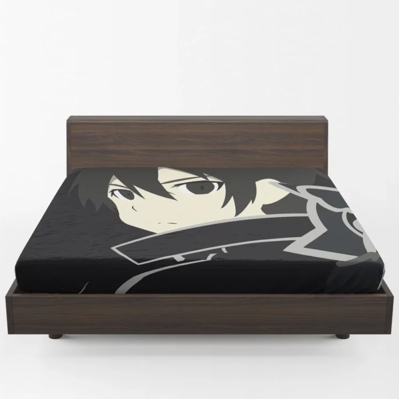 Kirigaya Minimalist Sword Art Online Anime Fitted Sheet 1