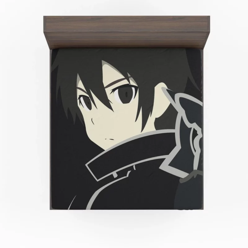 Kirigaya Minimalist Sword Art Online Anime Fitted Sheet