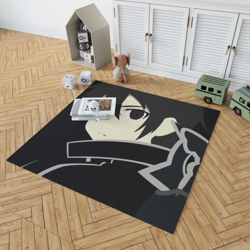 Kirigaya Minimalist Sword Art Online Anime Rug 1