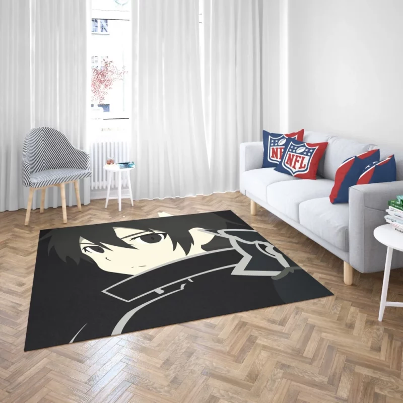 Kirigaya Minimalist Sword Art Online Anime Rug 2