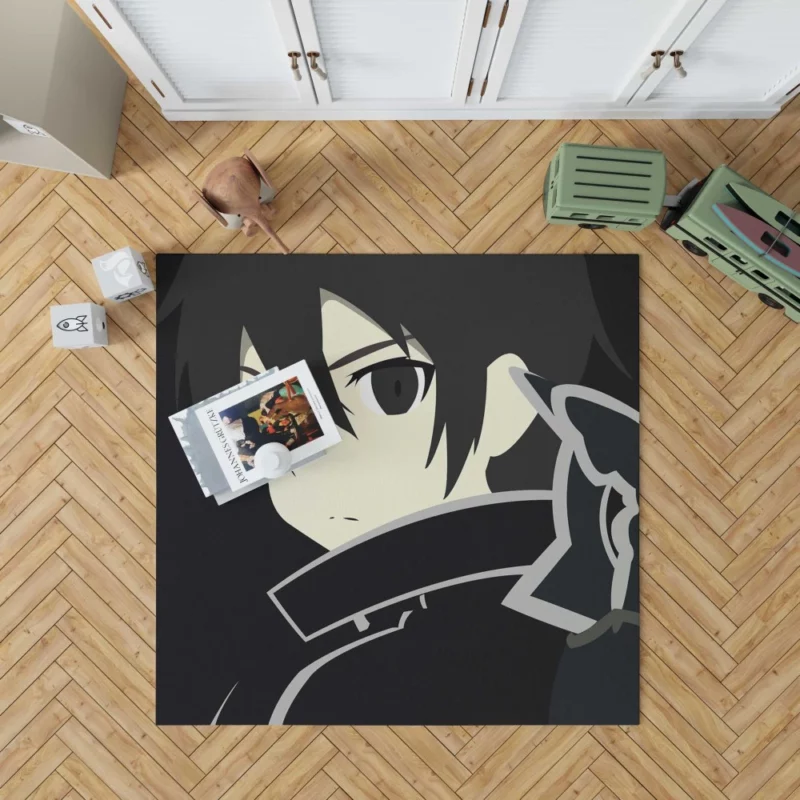 Kirigaya Minimalist Sword Art Online Anime Rug