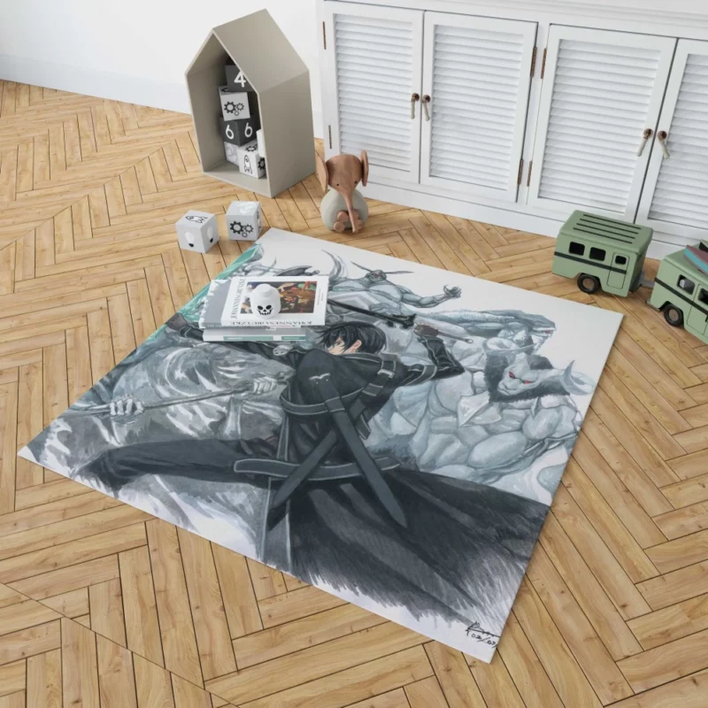 Kirigaya Sword Art Online Journey Anime Rug 1