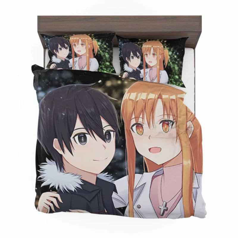 Kirigaya and Asuna Dual Protagonists Anime Bedding Set 1