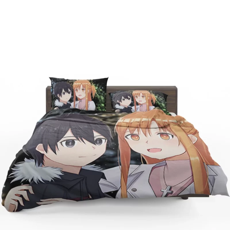 Kirigaya and Asuna Dual Protagonists Anime Bedding Set