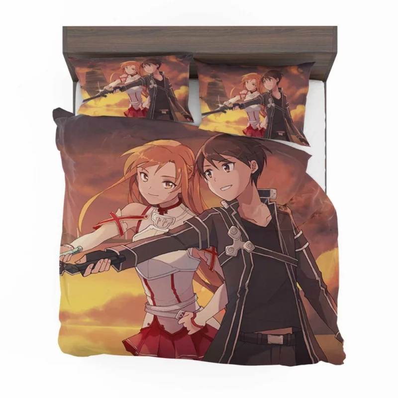 Kirigaya and Asuna Iconic Sword Art Online Duo Anime Bedding Set 1