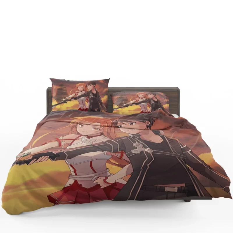 Kirigaya and Asuna Iconic Sword Art Online Duo Anime Bedding Set