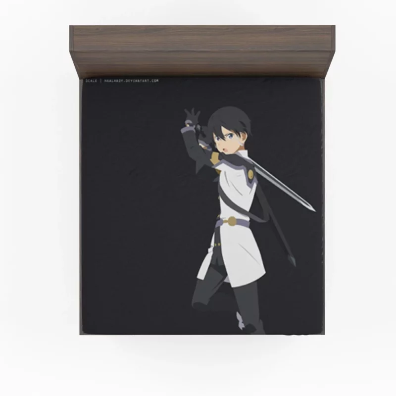 Kirito Adventure in Ordinal Scale Anime Fitted Sheet