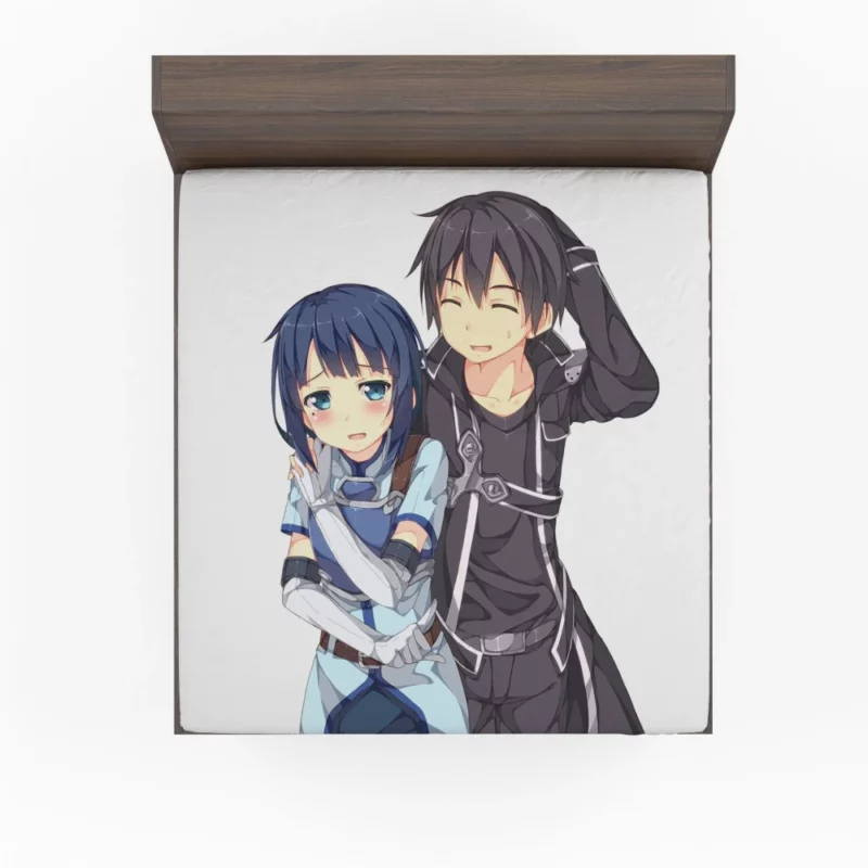 Kirito Adventures in Aincrad Anime Fitted Sheet