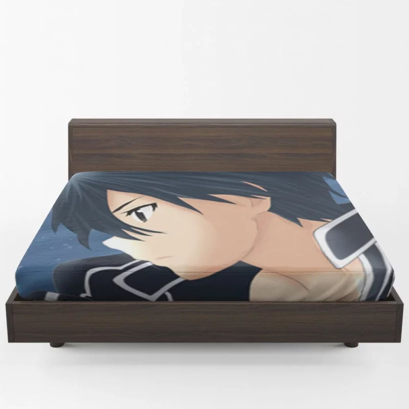 Kirito Epic Journey in Sword Art Anime Fitted Sheet 1