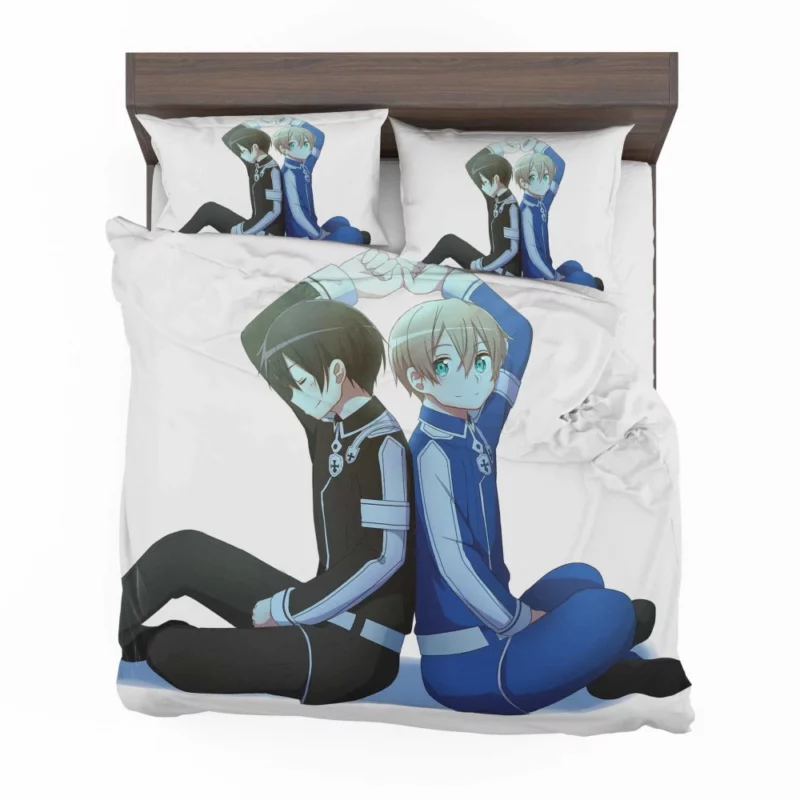 Kirito & Eugeo Swordsmen Bond Anime Bedding Set 1