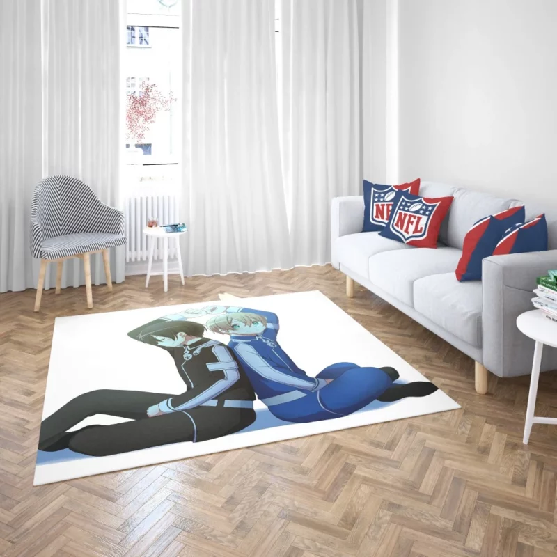 Kirito & Eugeo Swordsmen Bond Anime Rug 2