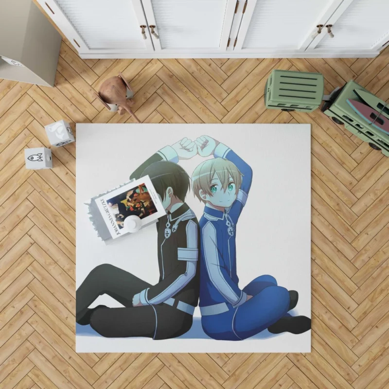 Kirito & Eugeo Swordsmen Bond Anime Rug