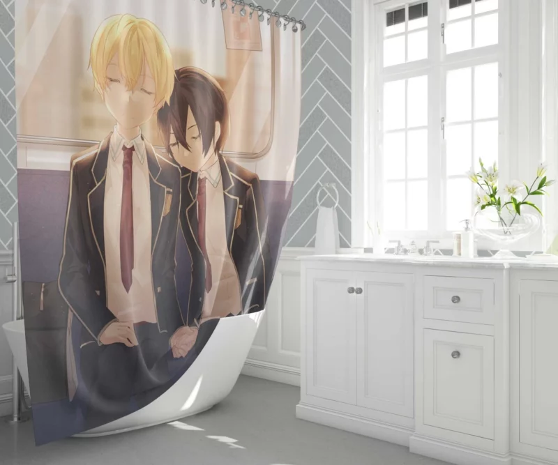 Kirito & Eugeo Virtual Allies Anime Shower Curtain 1