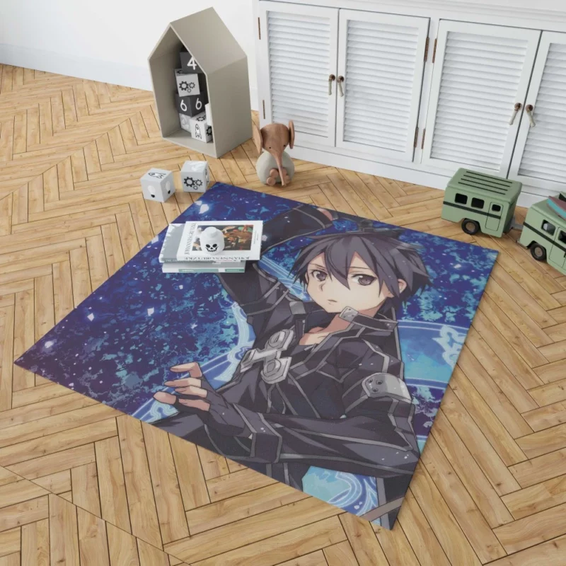 Kirito Exploits in VR Worlds Anime Rug 1