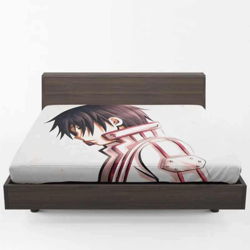 Kirito Heroic Journey in Aincrad Anime Fitted Sheet 1