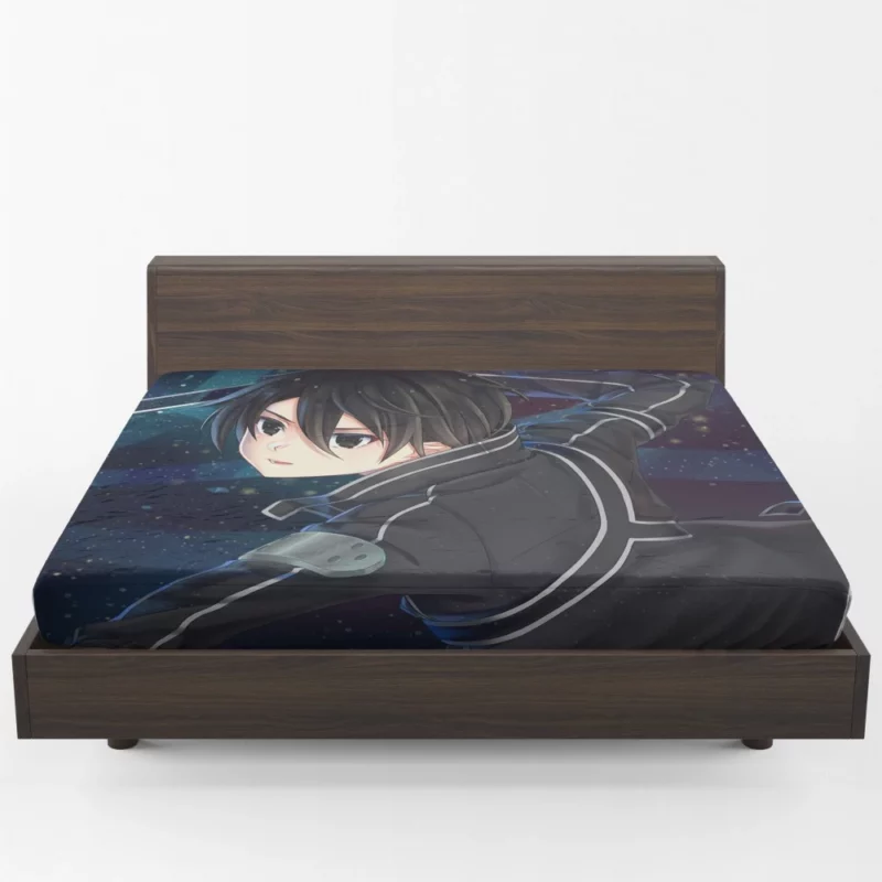 Kirito Impact in Sword Art Online Anime Fitted Sheet 1