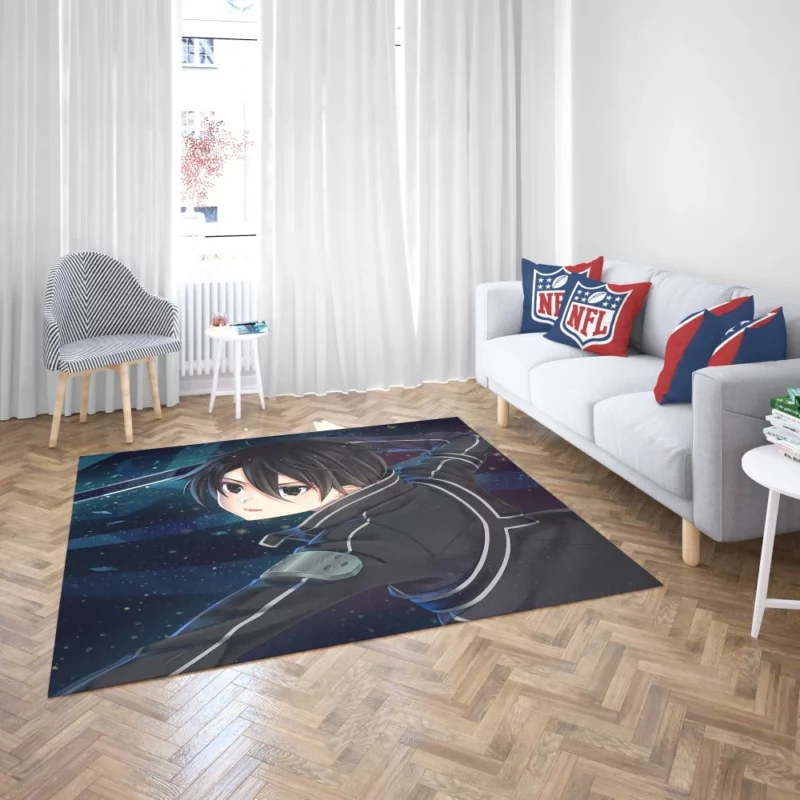 Kirito Impact in Sword Art Online Anime Rug 2