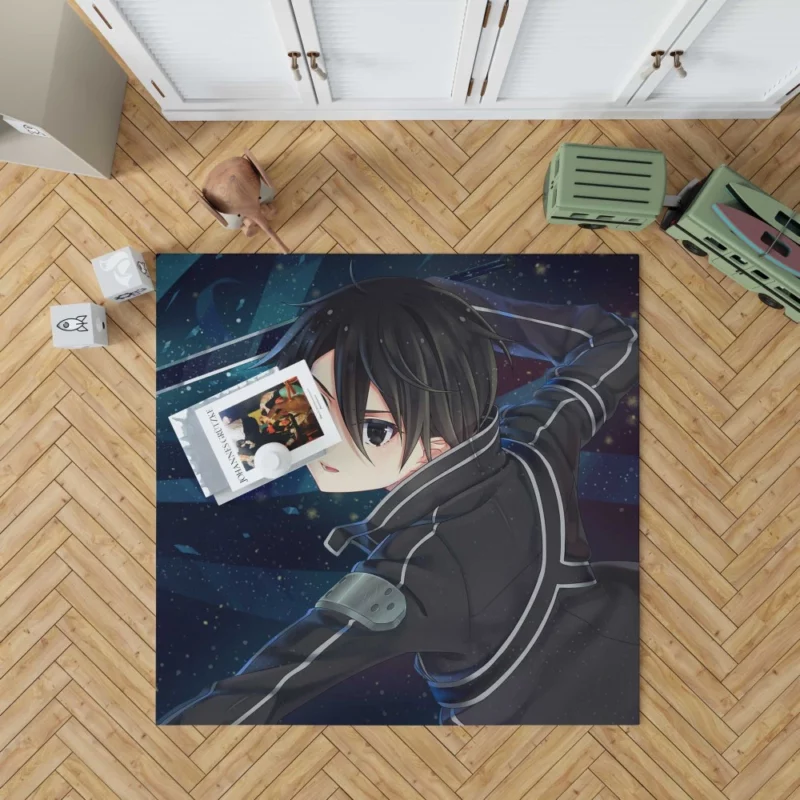 Kirito Impact in Sword Art Online Anime Rug