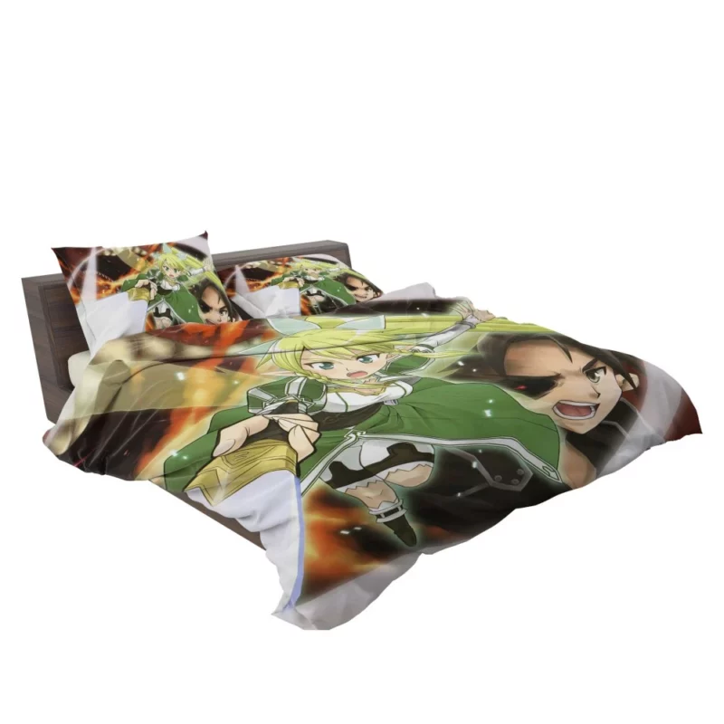 Kirito Leafa and Adventure in ALO Anime Bedding Set 2