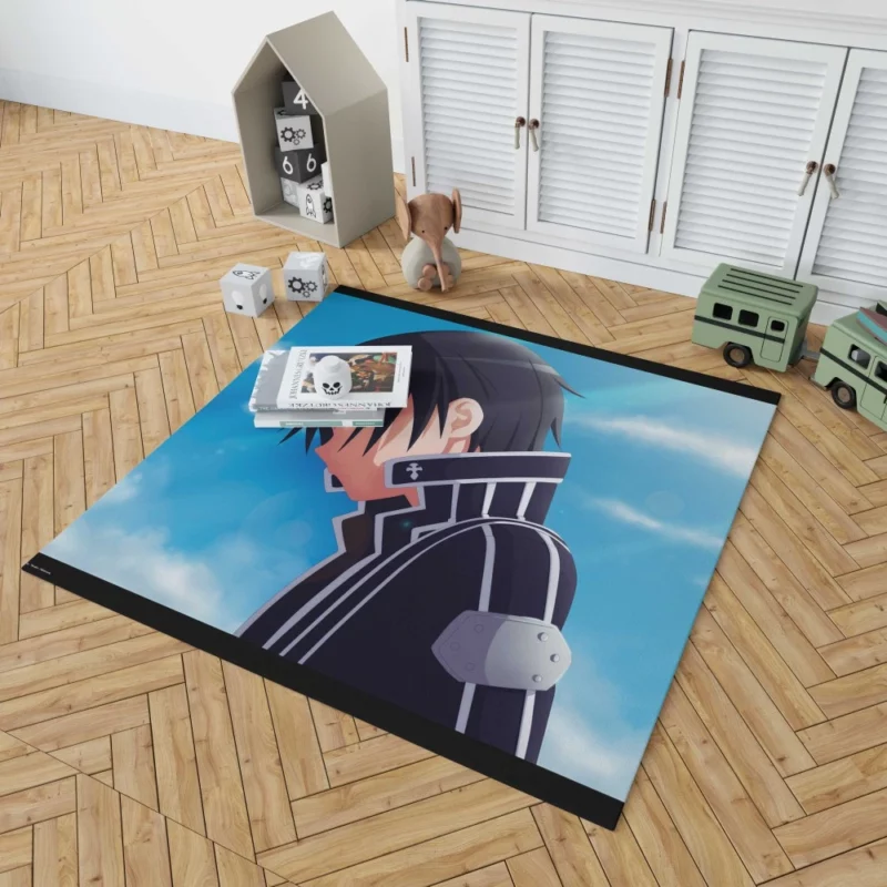 Kirito Legacy in VR Realms Anime Rug 1