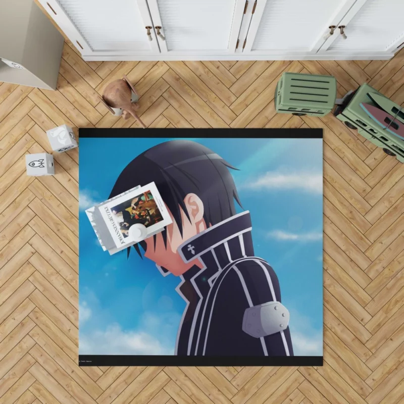 Kirito Legacy in VR Realms Anime Rug