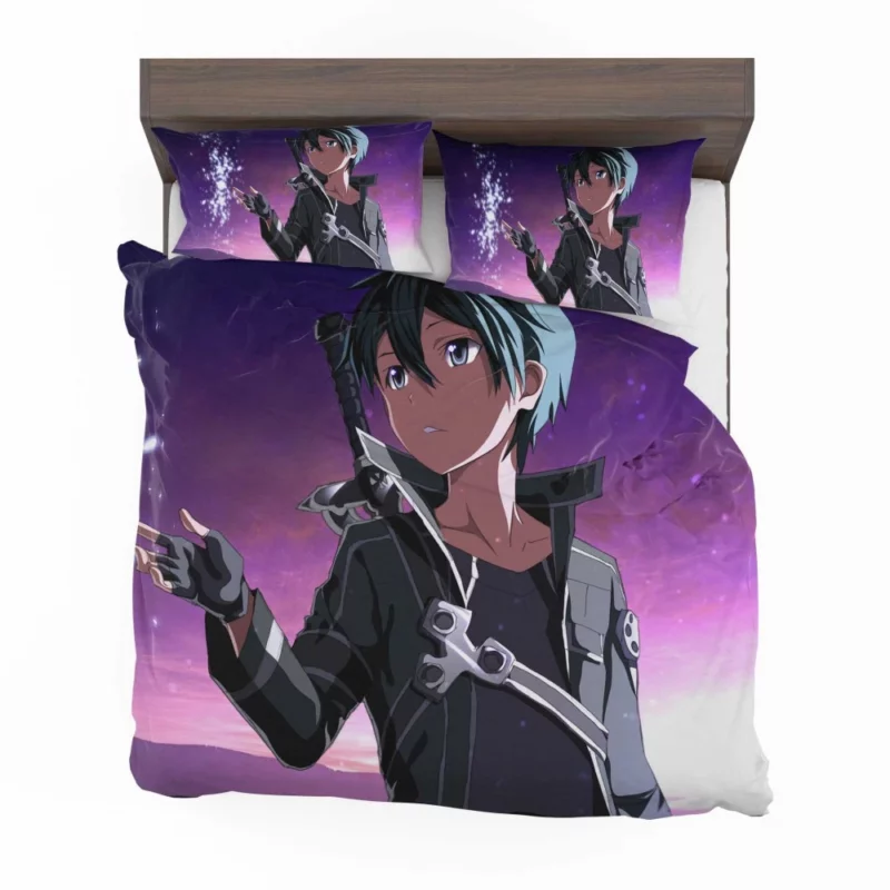 Kirito Quest for Virtual Victory Anime Bedding Set 1