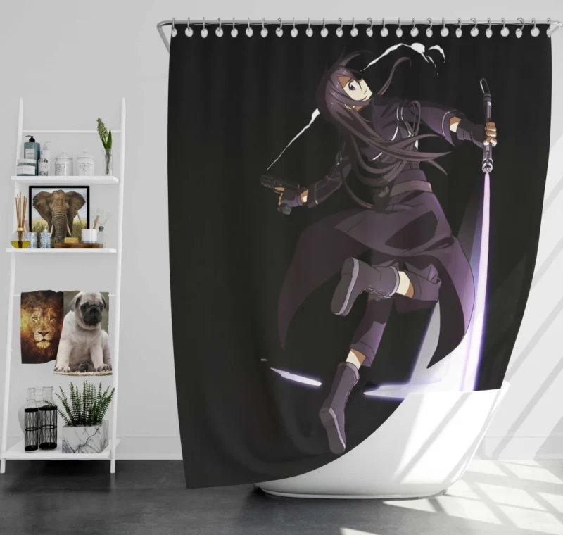 Kirito SAO Legacy Anime Shower Curtain