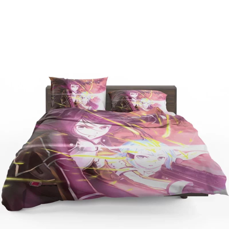 Kirito Sinon and Shino Dynamic Trio Anime Bedding Set