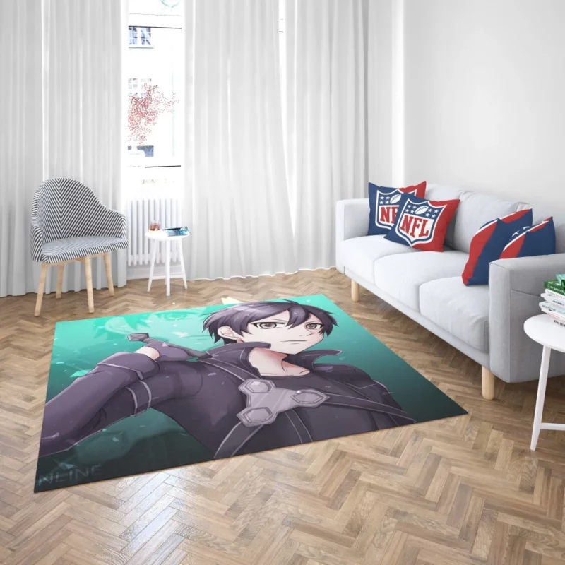 Kirito Sword Art Chronicles Anime Rug 2