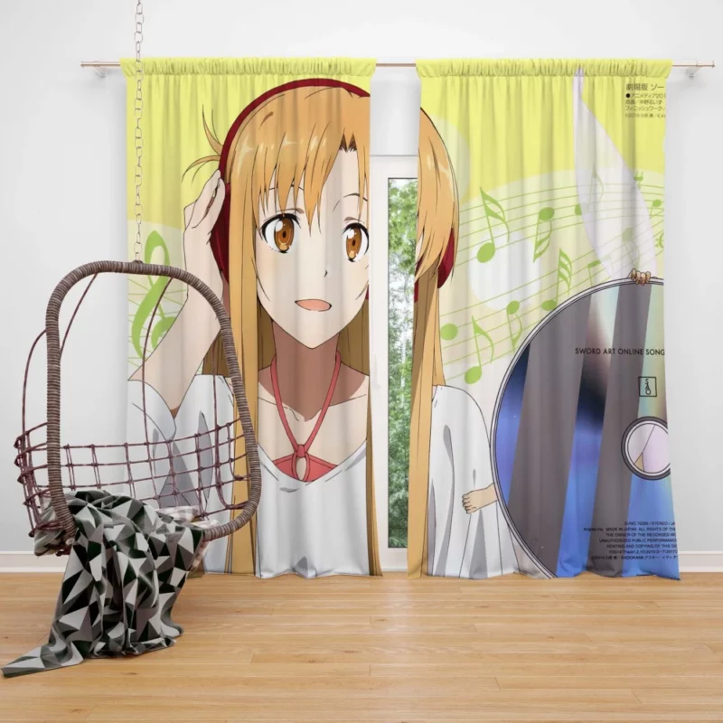Kirito and Asuna A Legendary Pair Anime Curtain