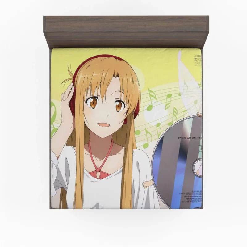 Kirito and Asuna A Legendary Pair Anime Fitted Sheet