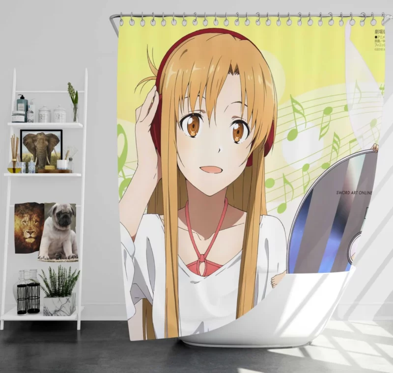 Kirito and Asuna A Legendary Pair Anime Shower Curtain