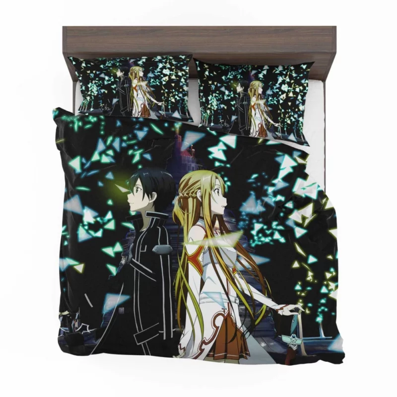 Kirito and Asuna Aincrad Heroes Anime Bedding Set 1