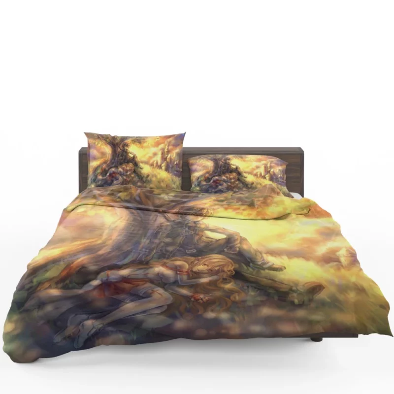 Kirito and Asuna Castle of Dreams Anime Bedding Set