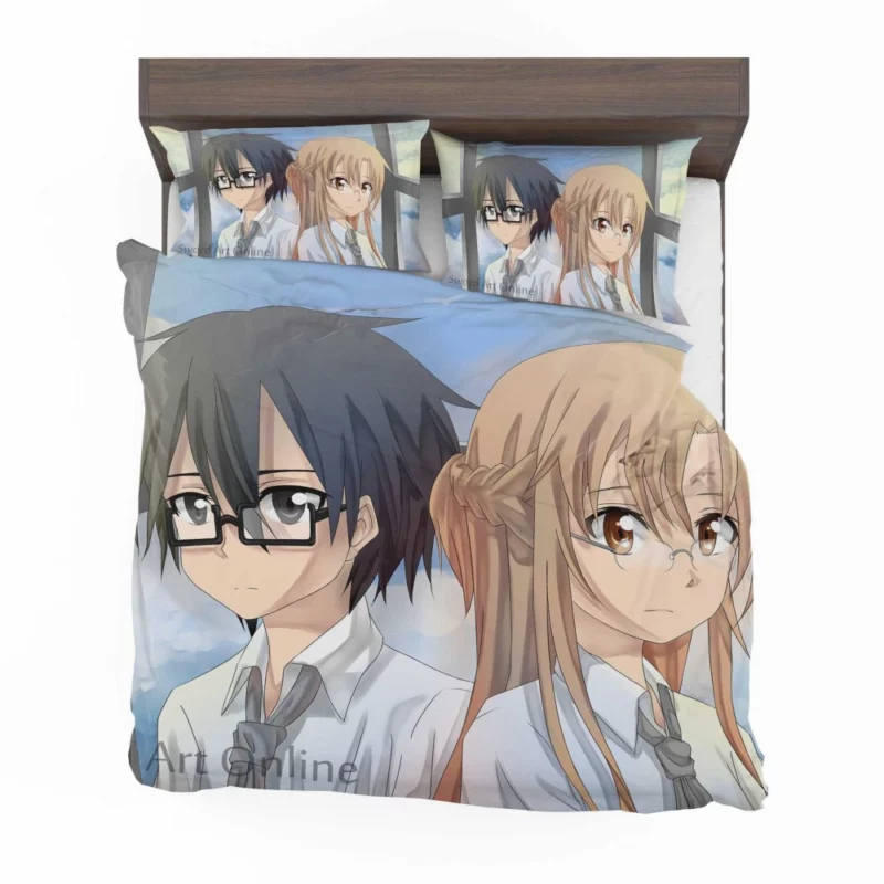 Kirito and Asuna Chronicles of Adventure Anime Bedding Set 1