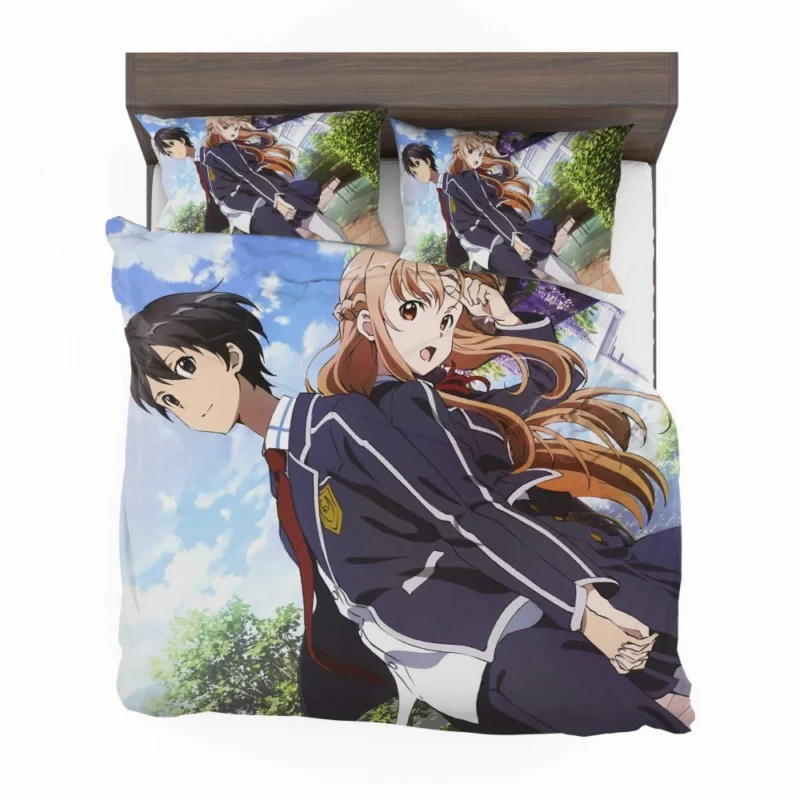 Kirito and Asuna Enduring Connection Anime Bedding Set 1