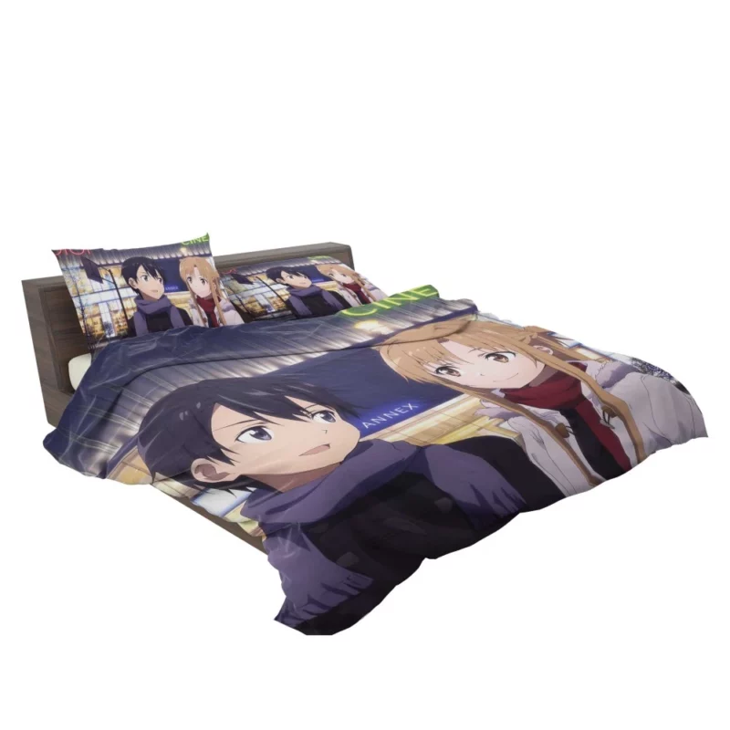 Kirito and Asuna Ordinal Scale Adventure Anime Bedding Set 2