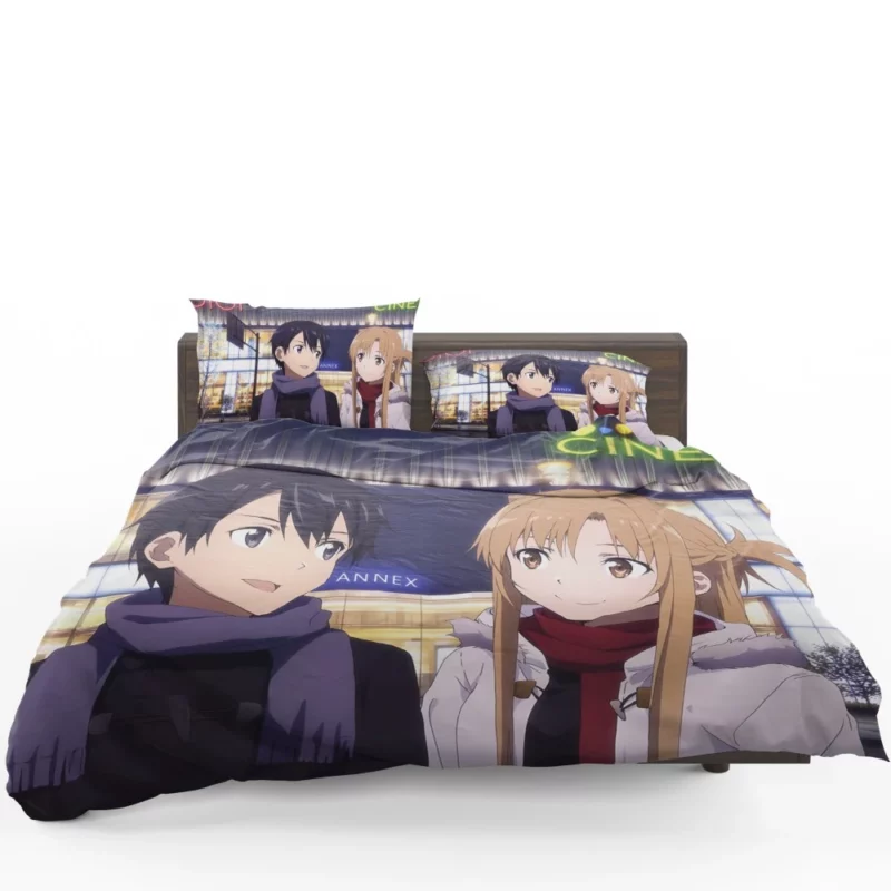 Kirito and Asuna Ordinal Scale Adventure Anime Bedding Set