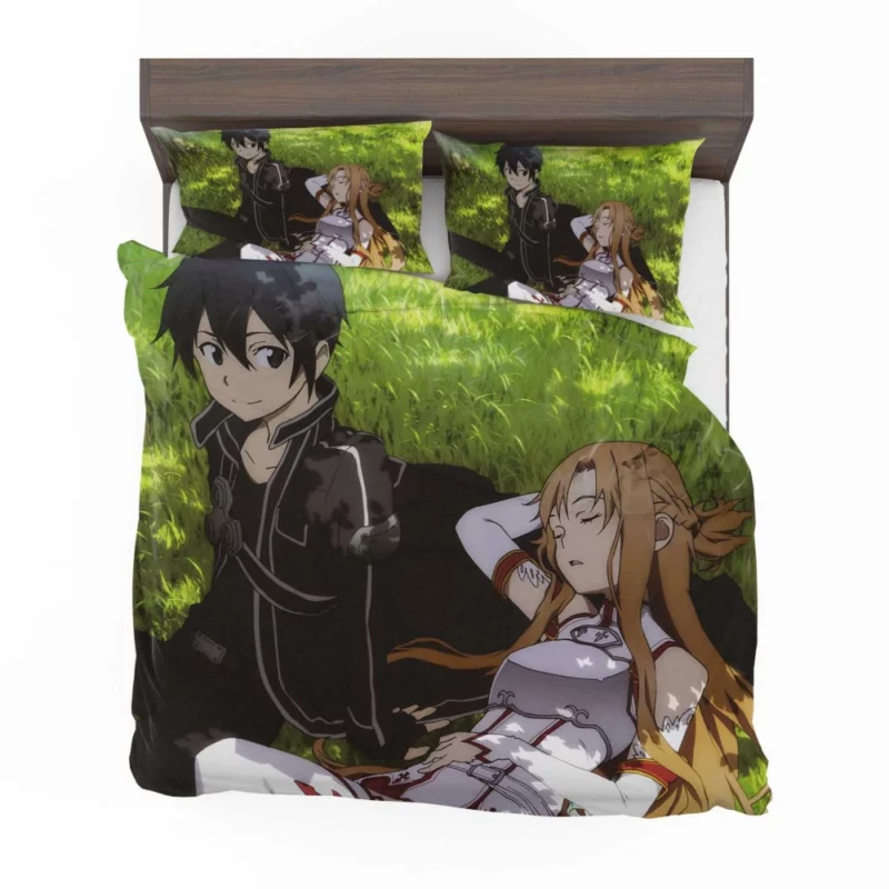 Kirito and Asuna Partnership Anime Bedding Set 1