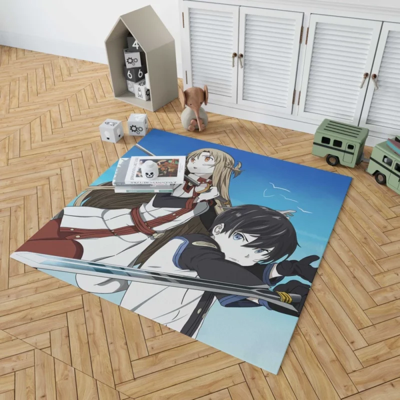 Kirito and Asuna Quest in Ordinal Scale Anime Rug 1