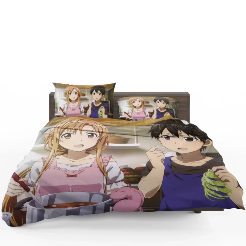 Kirito and Asuna Unbreakable Bond Anime Bedding Set