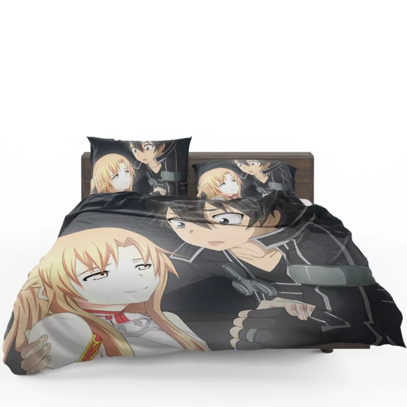 Kirito and Asuna VR Legends Anime Bedding Set