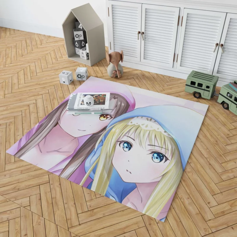 Kirito and Asuna Virtual Reality Heroes Anime Rug 1