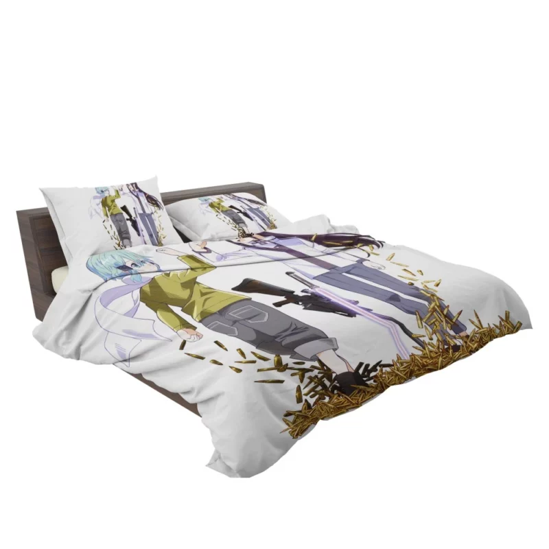 Kirito and Sinon Fierce Partners Anime Bedding Set 2