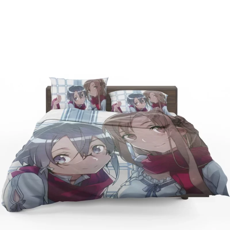 Kirito and Sinon Virtual Allies Anime Bedding Set